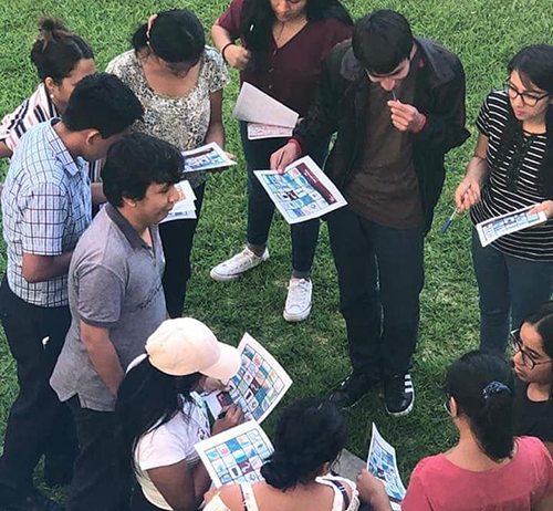 Future teachers in Peru learning to participate in citizen science as a part of their GLOBE Program workshop with the University of Northern Iowa.
